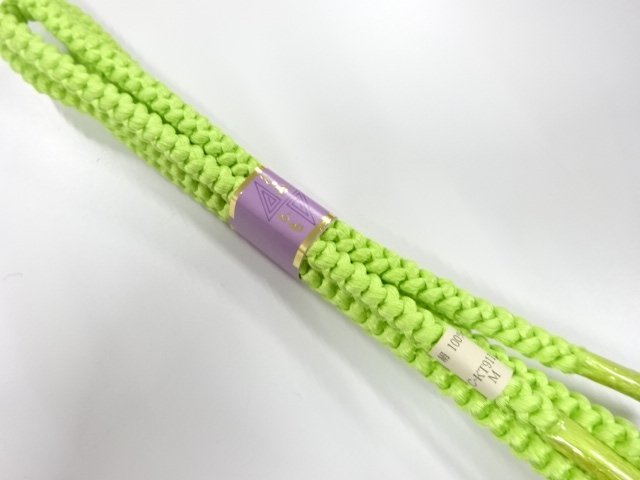 未使用品　正絹　手組帯締め